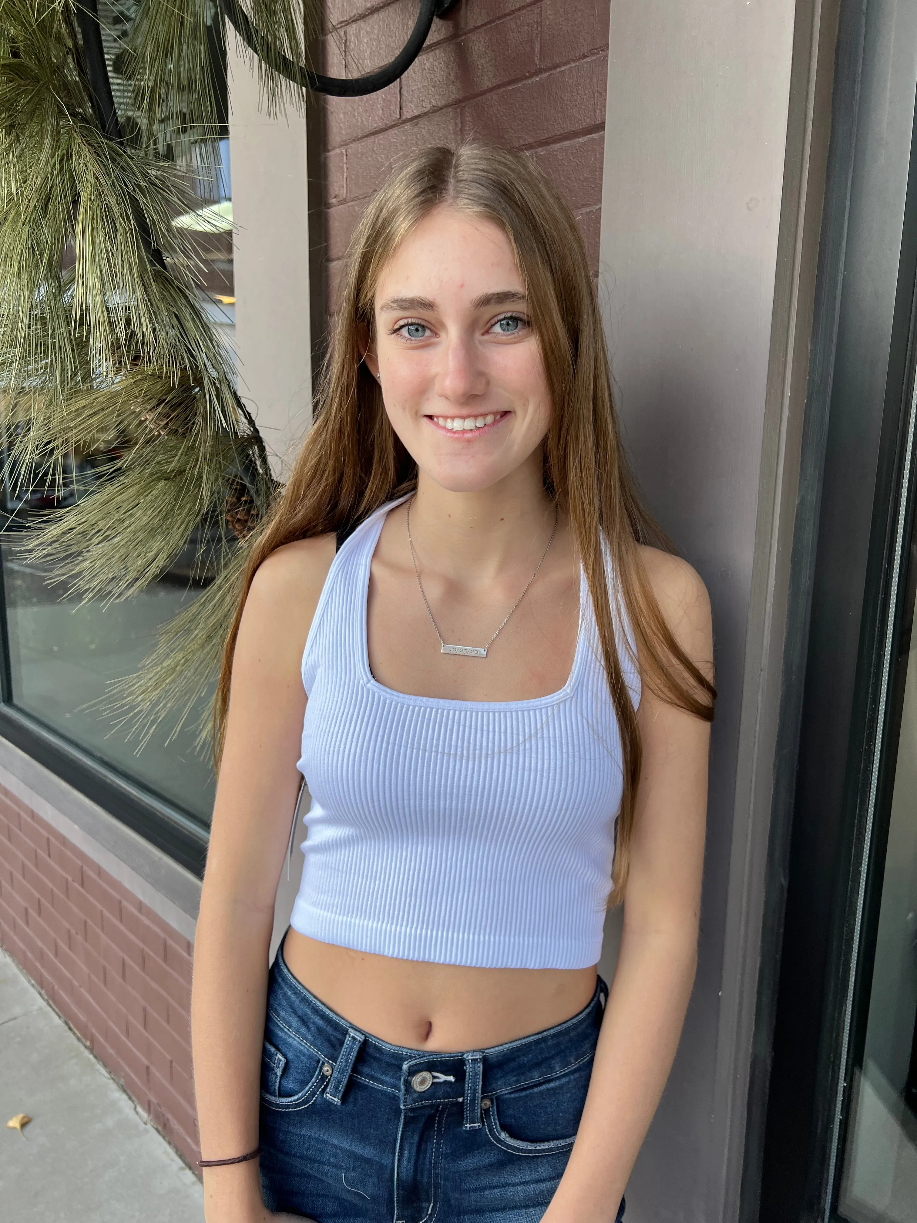 Accomplished Halter Bralette Tank - White