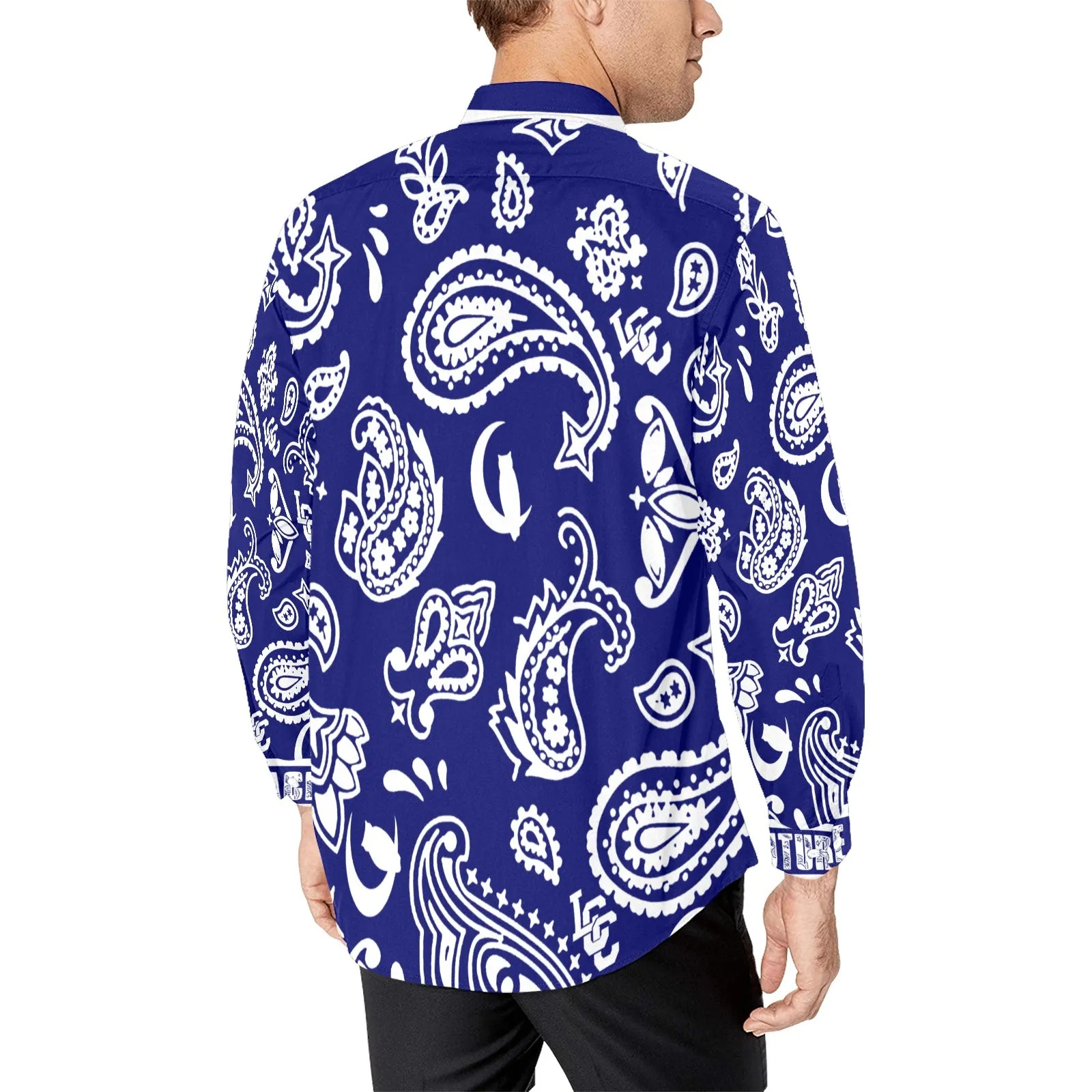 BANDANA PAISLEY Cs'Up Men's Casual Dress Shirt