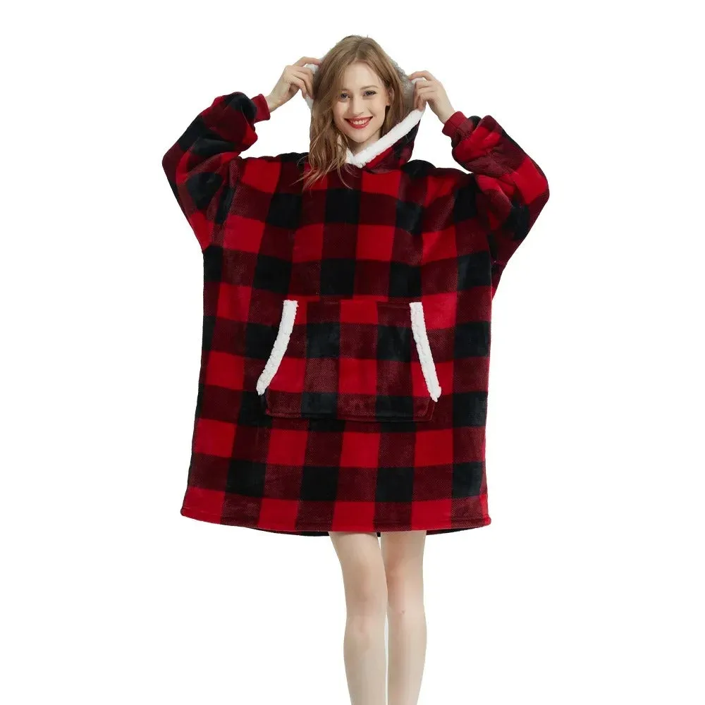 Bella | Cozy-Wrap Oversized Hoodie Blanket