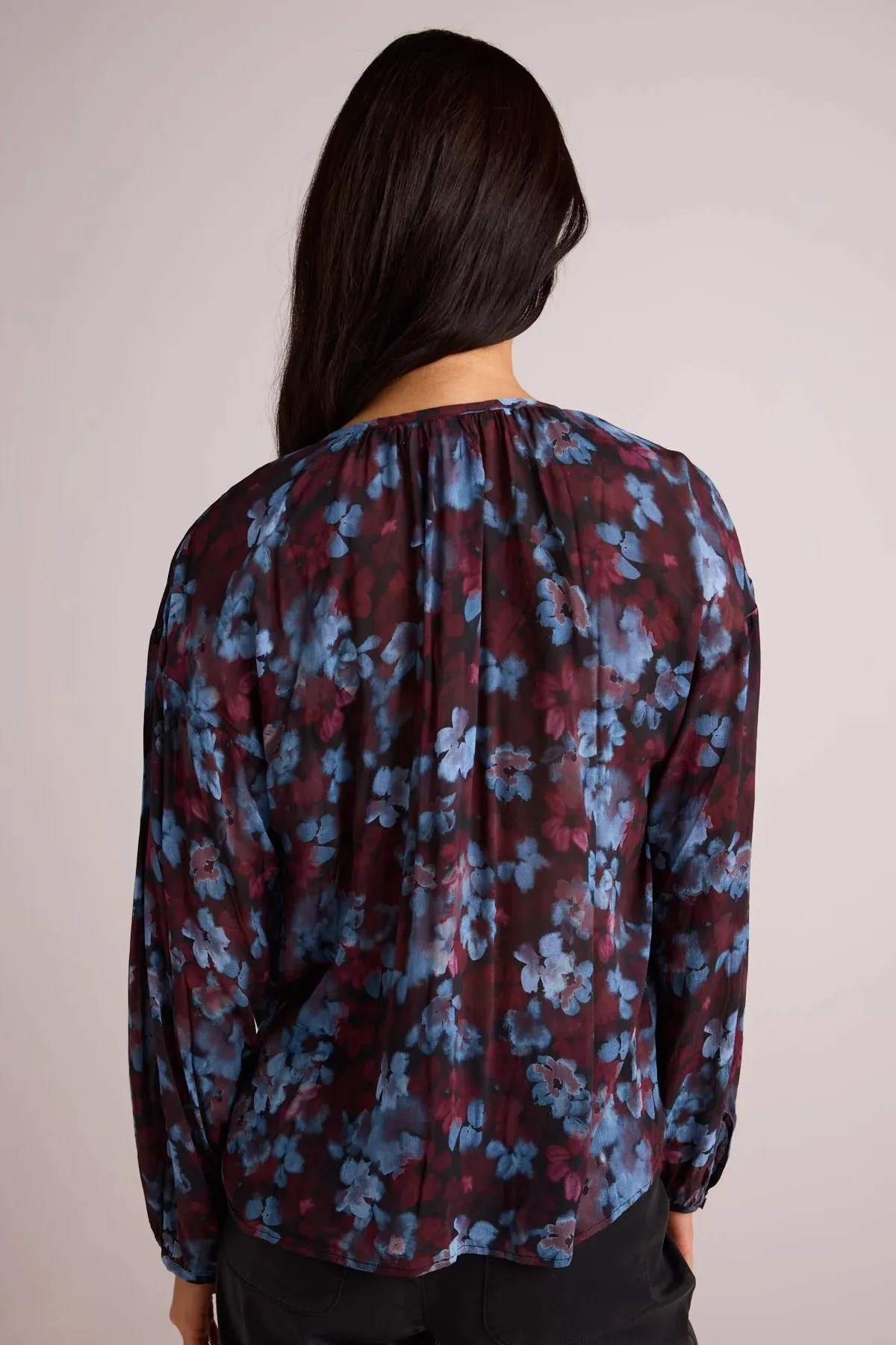 Bella Dahl Shirred Neck Blouse