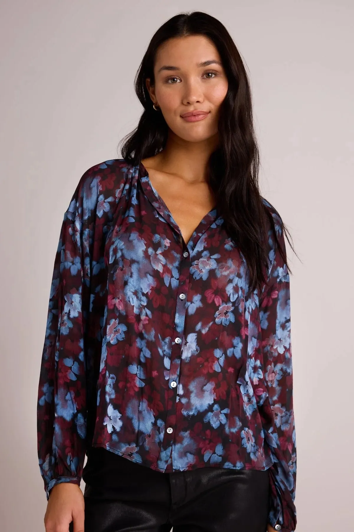 Bella Dahl Shirred Neck Blouse
