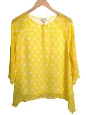 Bright Winter Yellow Starburst Blouse