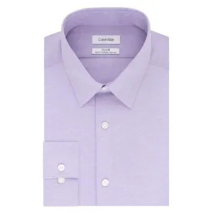 Calvin Klein Slim Fit Stretch Dress Shirt Grape