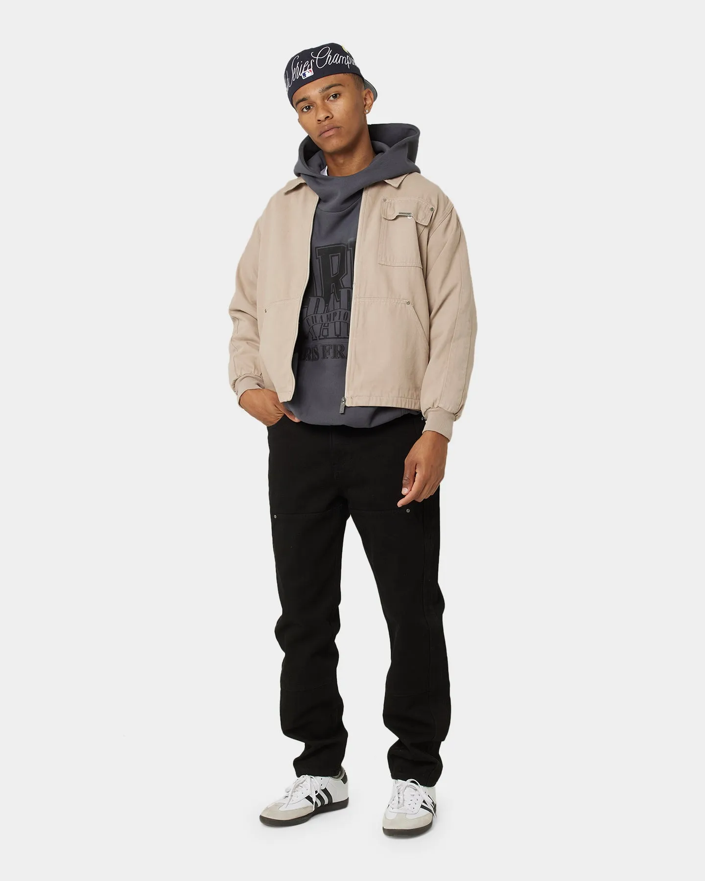 Carre Champs Oversized Superior Hoodie Black