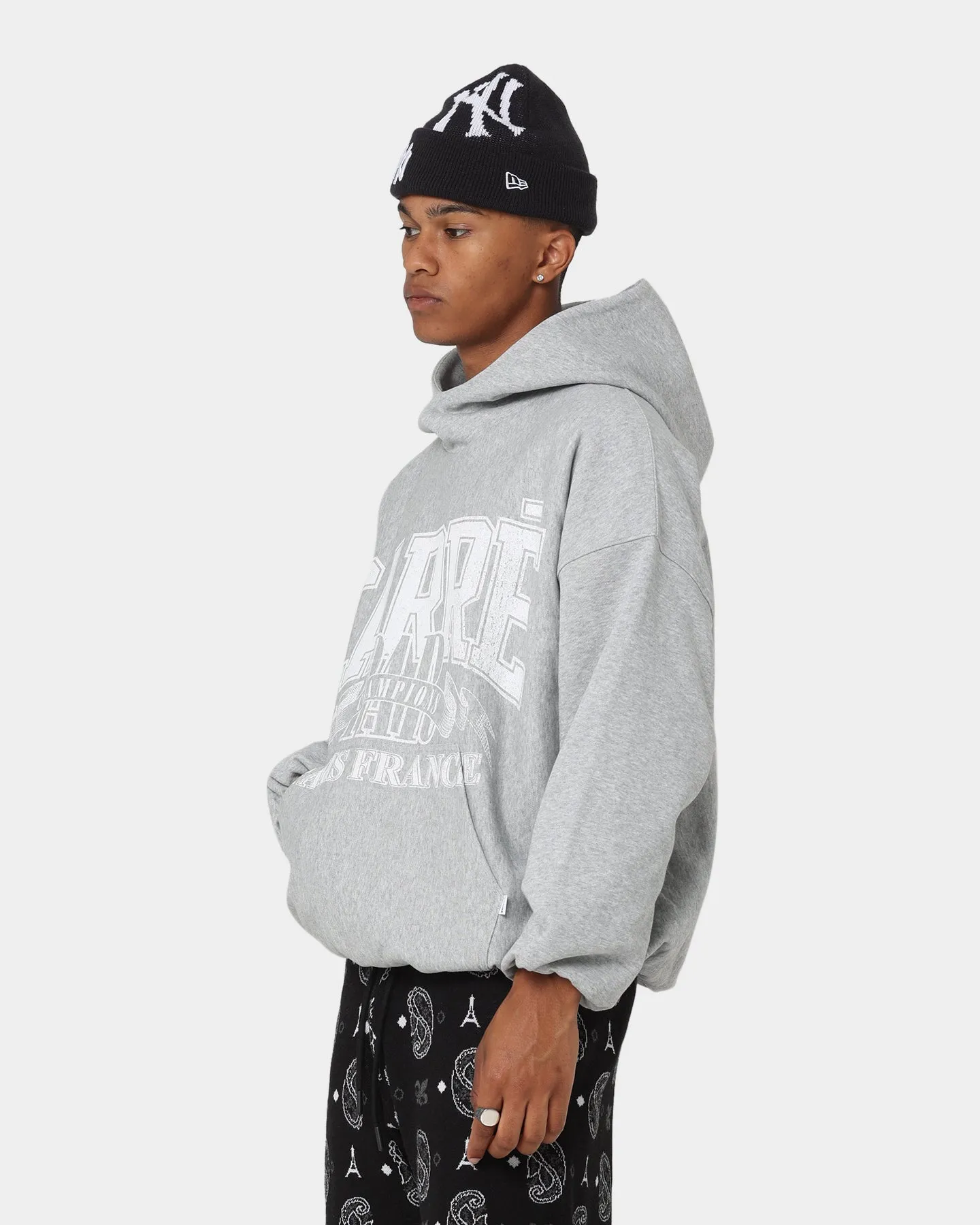 Carre Champs Oversized Superior Hoodie Grey Marle