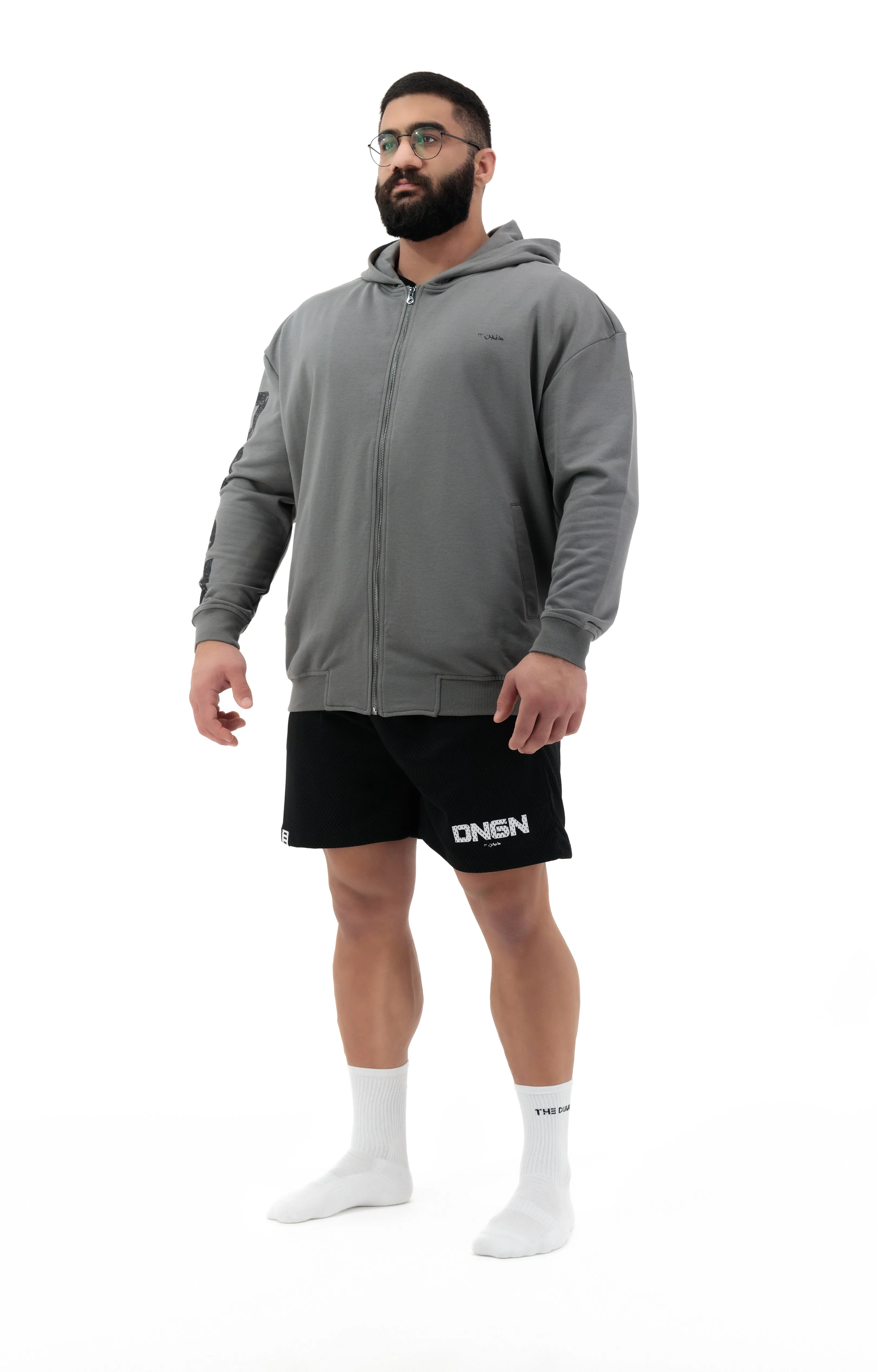 DUNGEON X ARABIC'22 - Oversized Zipper Hoodie