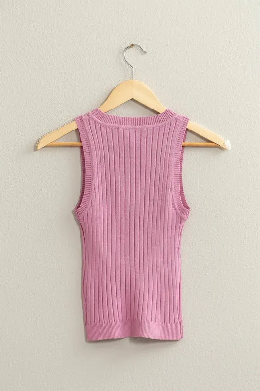 Essential Ribbed Tank Top