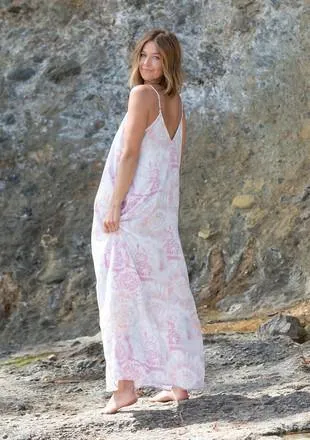 Floral Print Maxi Dress