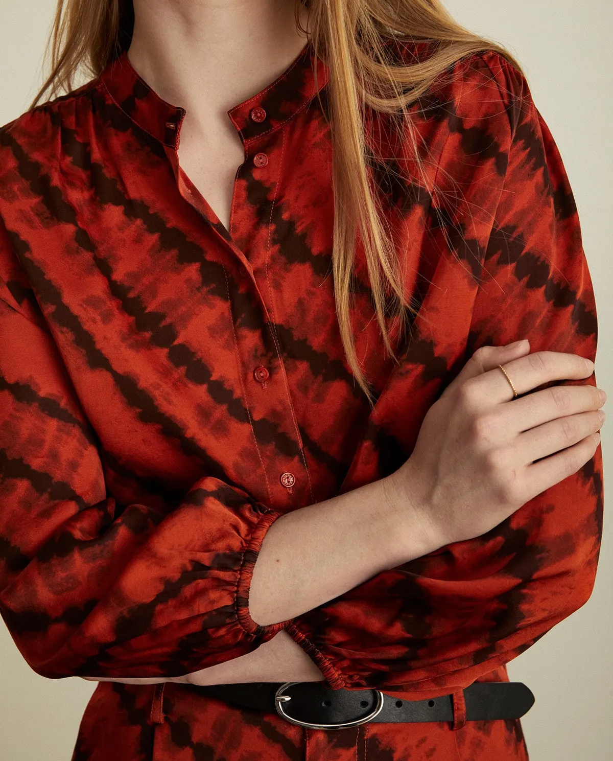 Flowy Sateen Shirt