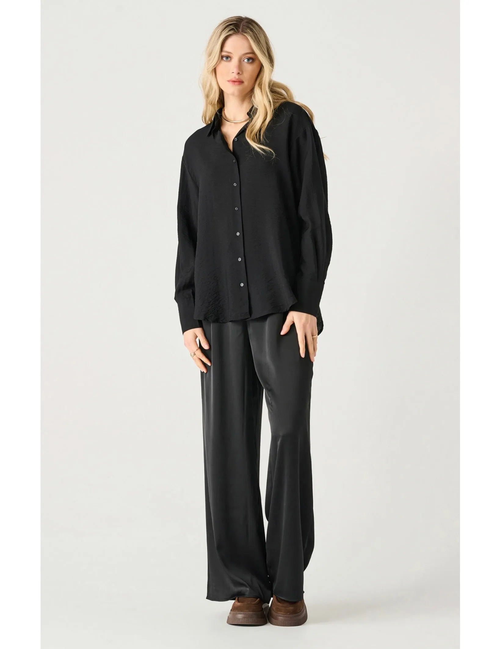 Flowy Satin Blouse