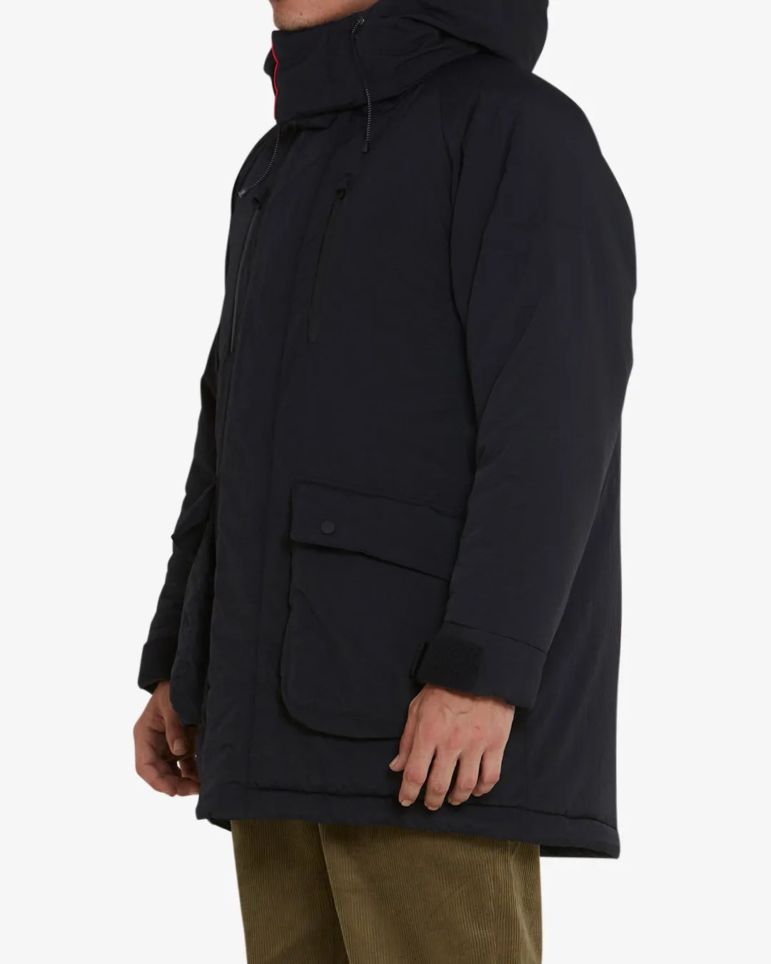 Hiemal Padded Long Jacket - Black