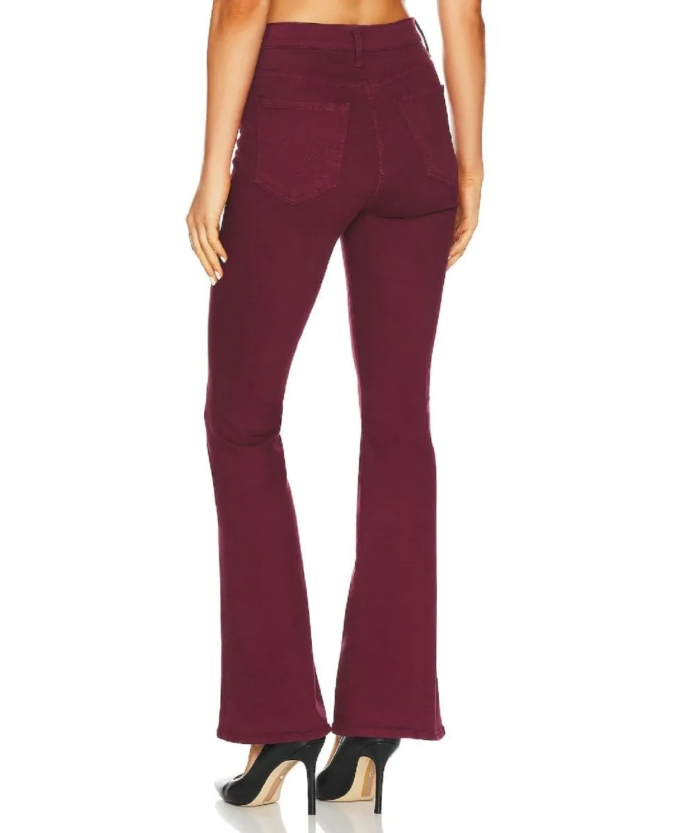 High Waisted Rider Skimp Burgundy