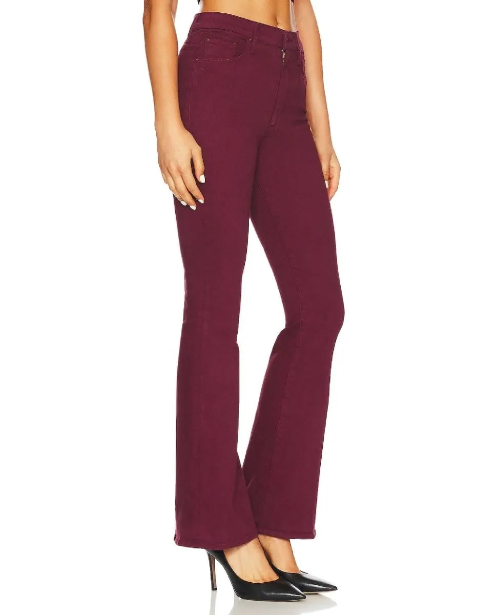 High Waisted Rider Skimp Burgundy