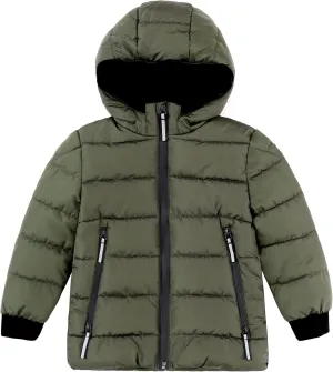 Hiheart Boys Girls Thick Padded Winter Coat Warm Hooded Jacket