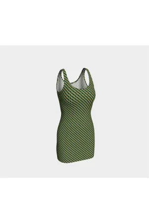 Jungle Green Bodycon Dress
