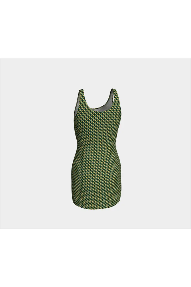 Jungle Green Bodycon Dress