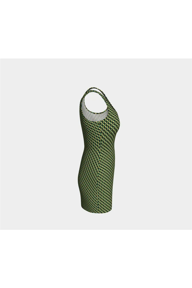 Jungle Green Bodycon Dress