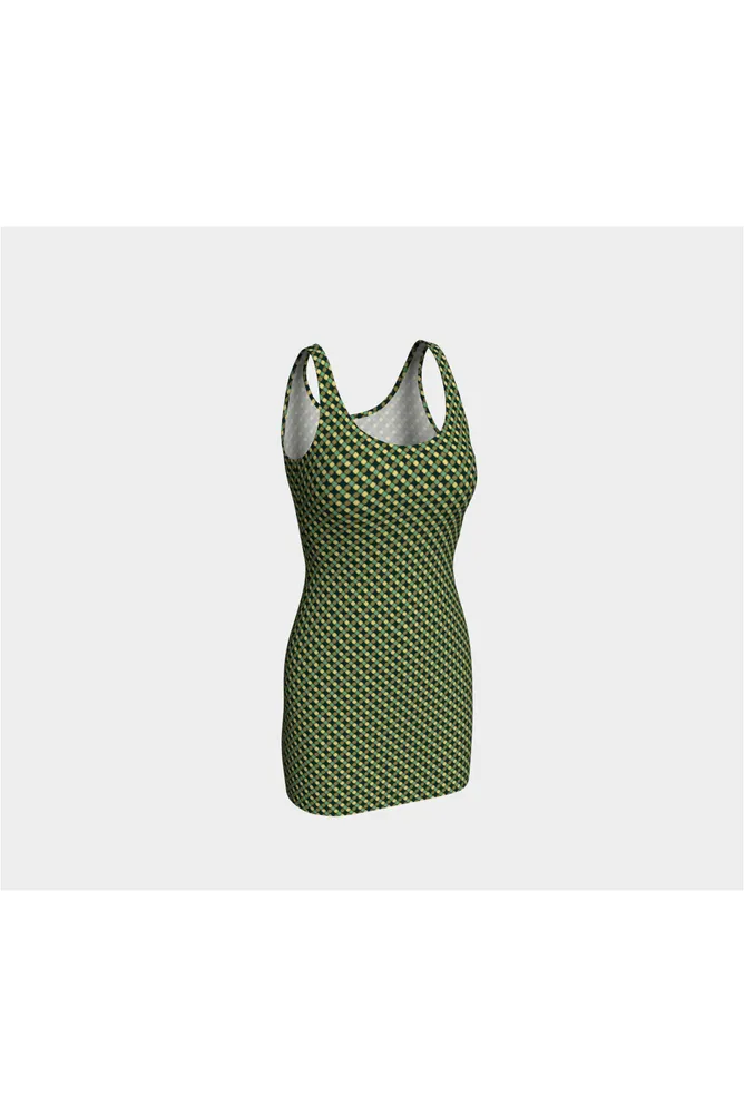 Jungle Green Bodycon Dress