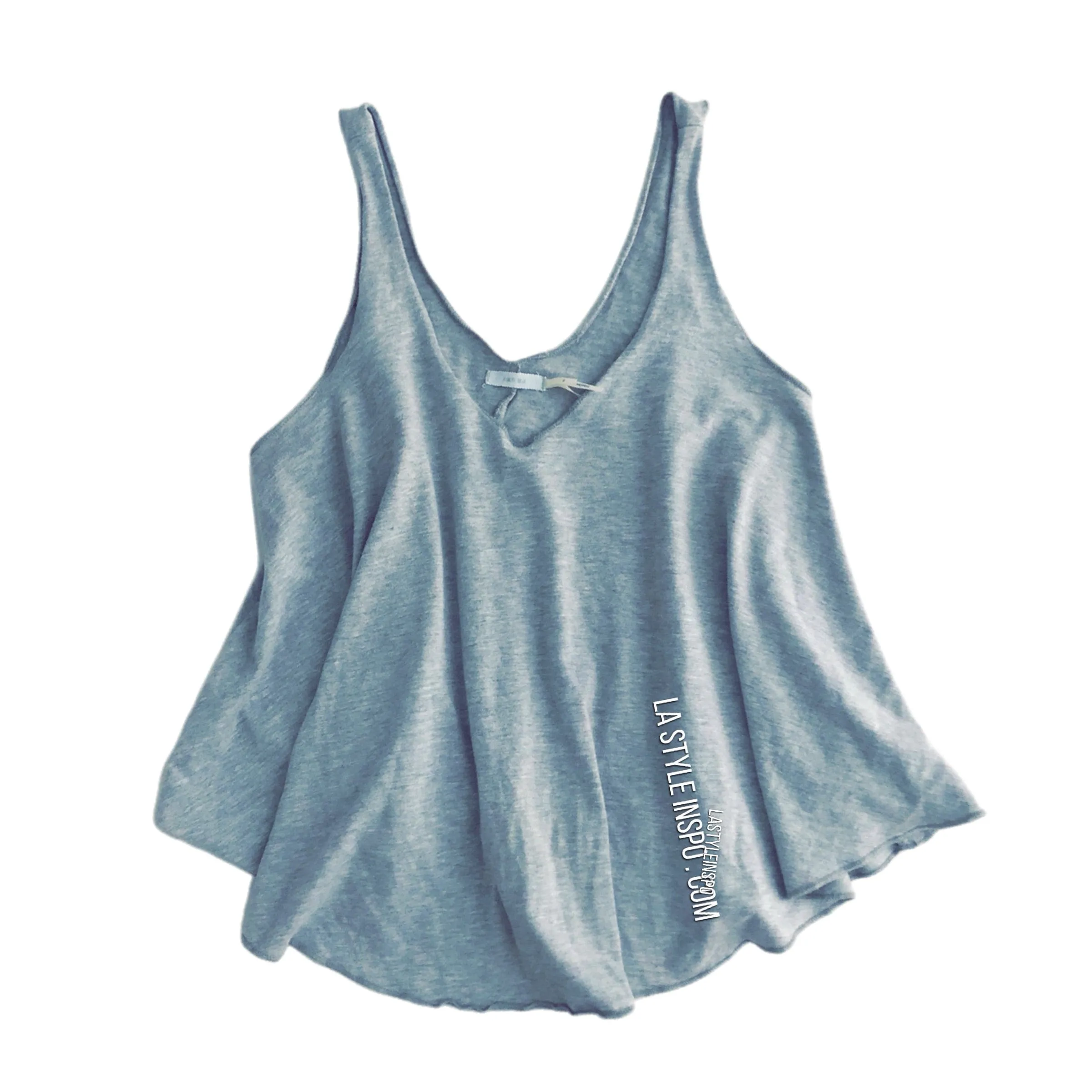 Kimchi Blue Gray Top Asymmetrical Size Small