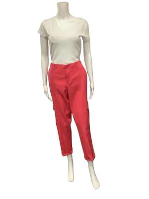 Liverpool Women's Pant Watermelon Cargo Cropped 29"W/Tags Size: 10/30