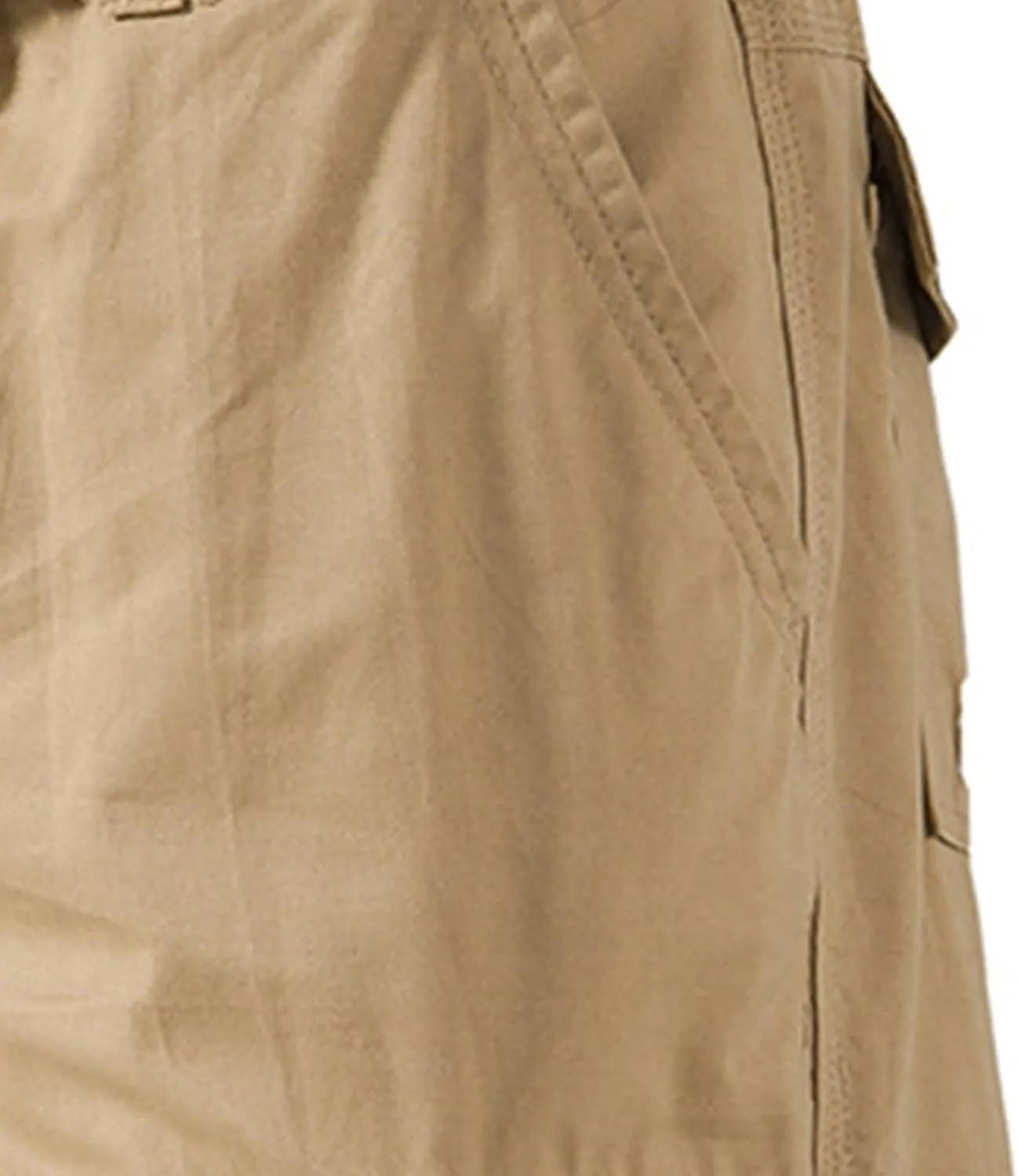 Mens Resort Wear 2025 Stretch Cargo Shorts Lightweight Wide Leg Work Shorts Summer Outdoor Multi Pockets Travel Pants