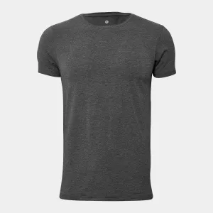 Mørkegrå crew neck bambus T-shirt