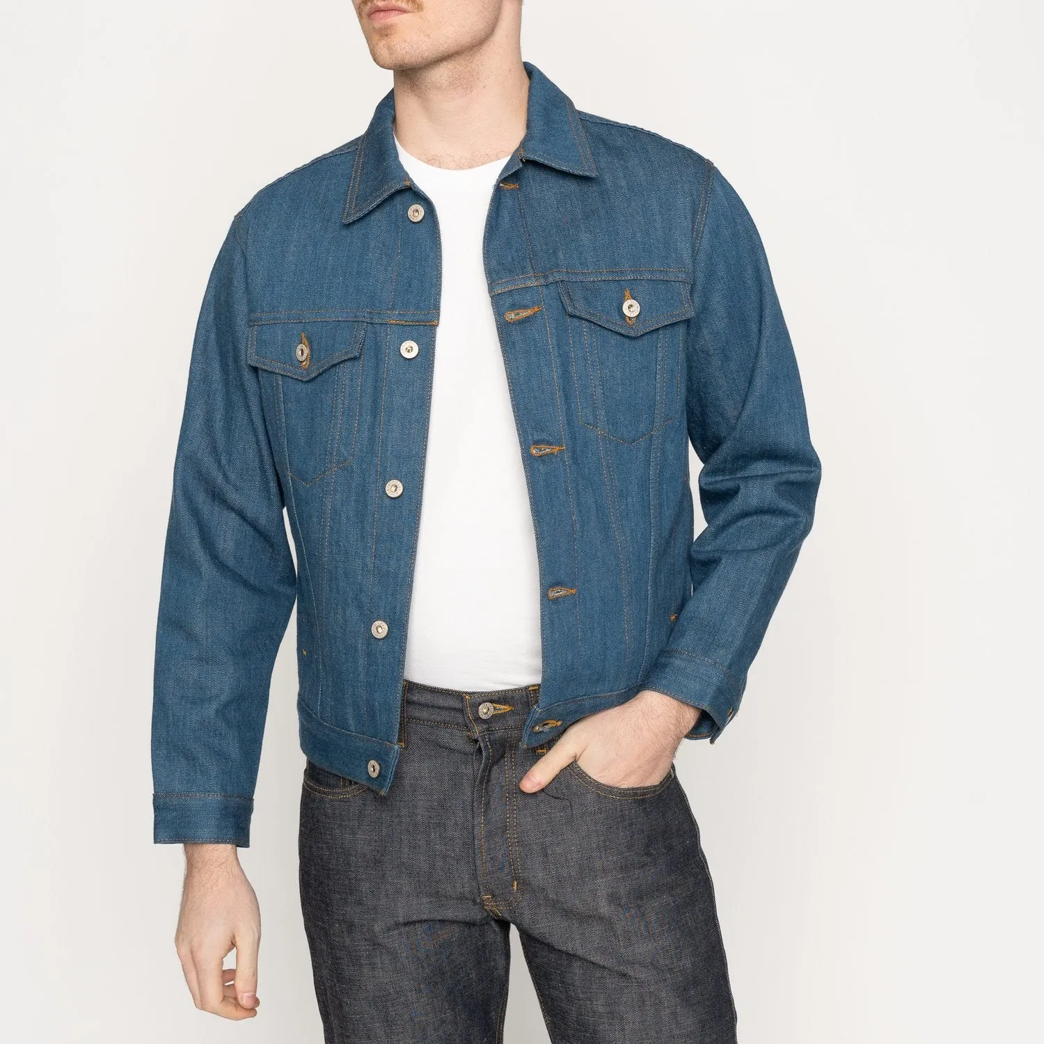 Naked & Famous - Denim Jacket - Oceans Edge Selvedge