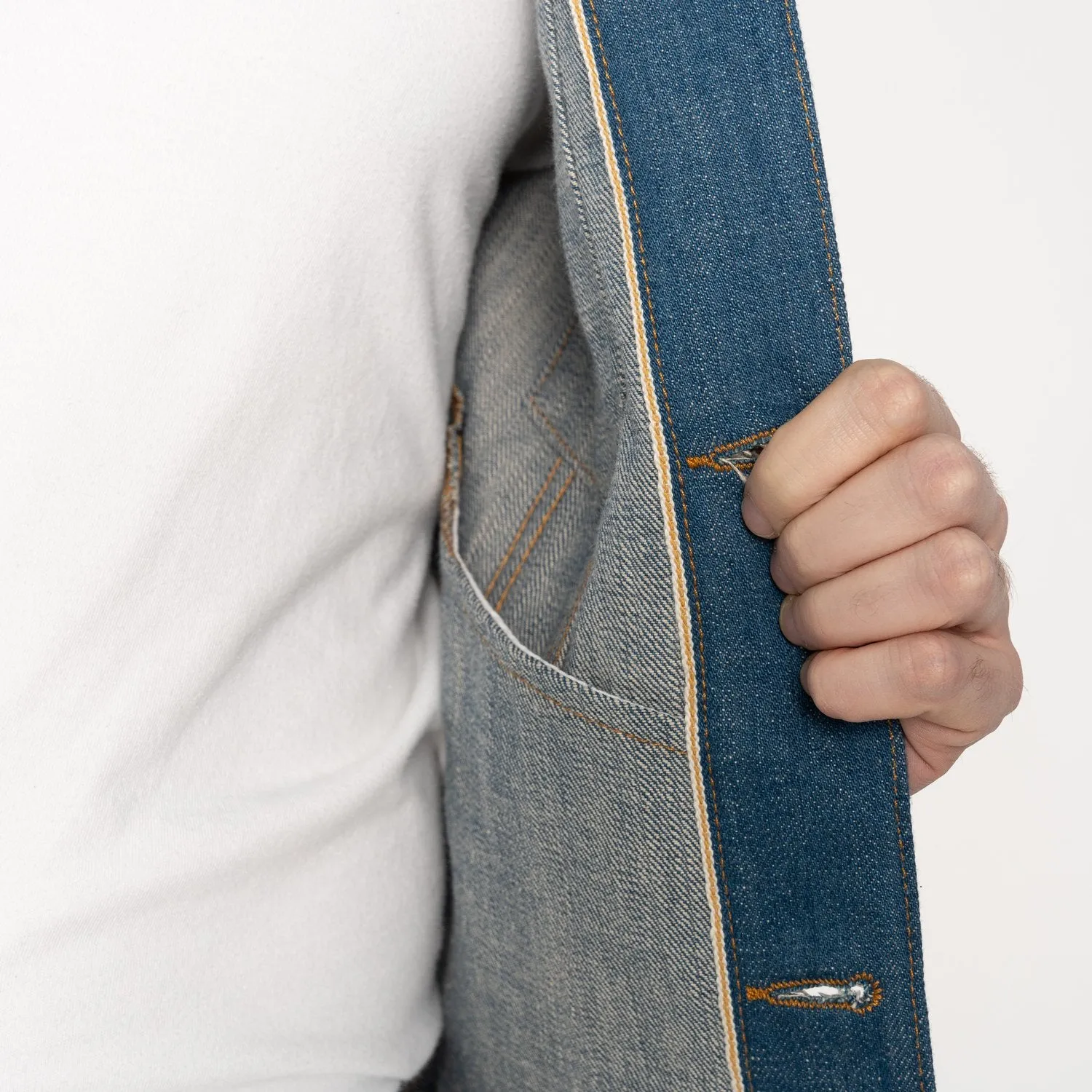 Naked & Famous - Denim Jacket - Oceans Edge Selvedge