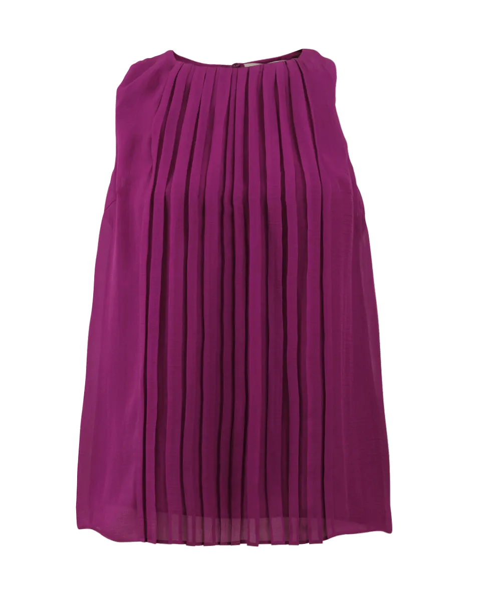 Pleated Flowy Blouse