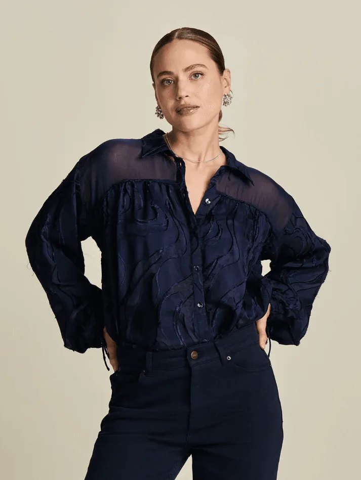 POM Jacquard Blouse