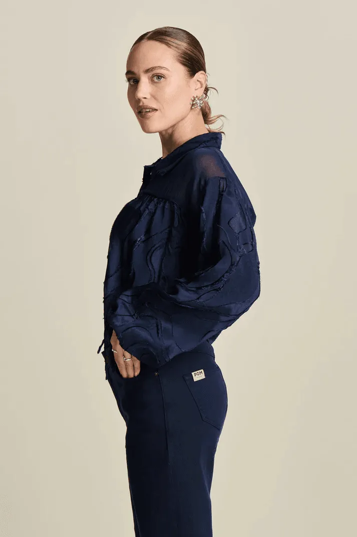 POM Jacquard Blouse