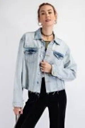 RETRO AND CLASSIC JACKIE DENIM JACKET
