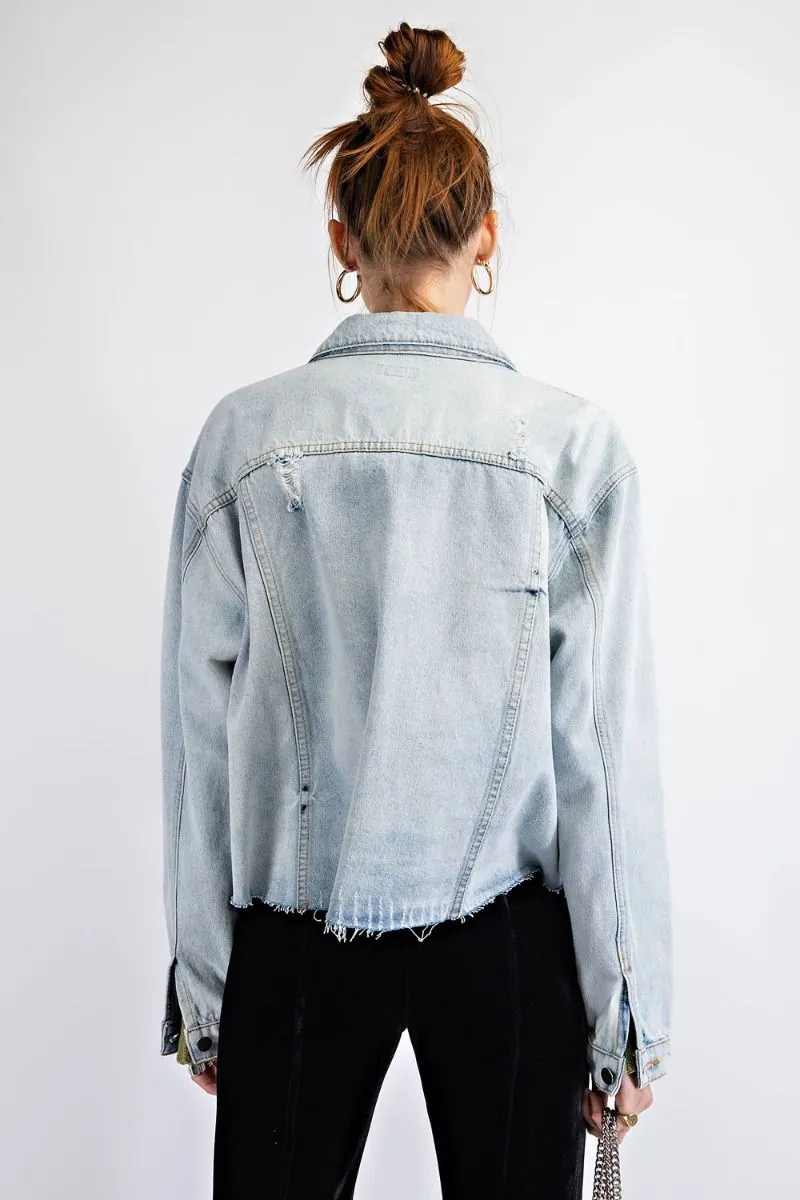 RETRO AND CLASSIC JACKIE DENIM JACKET