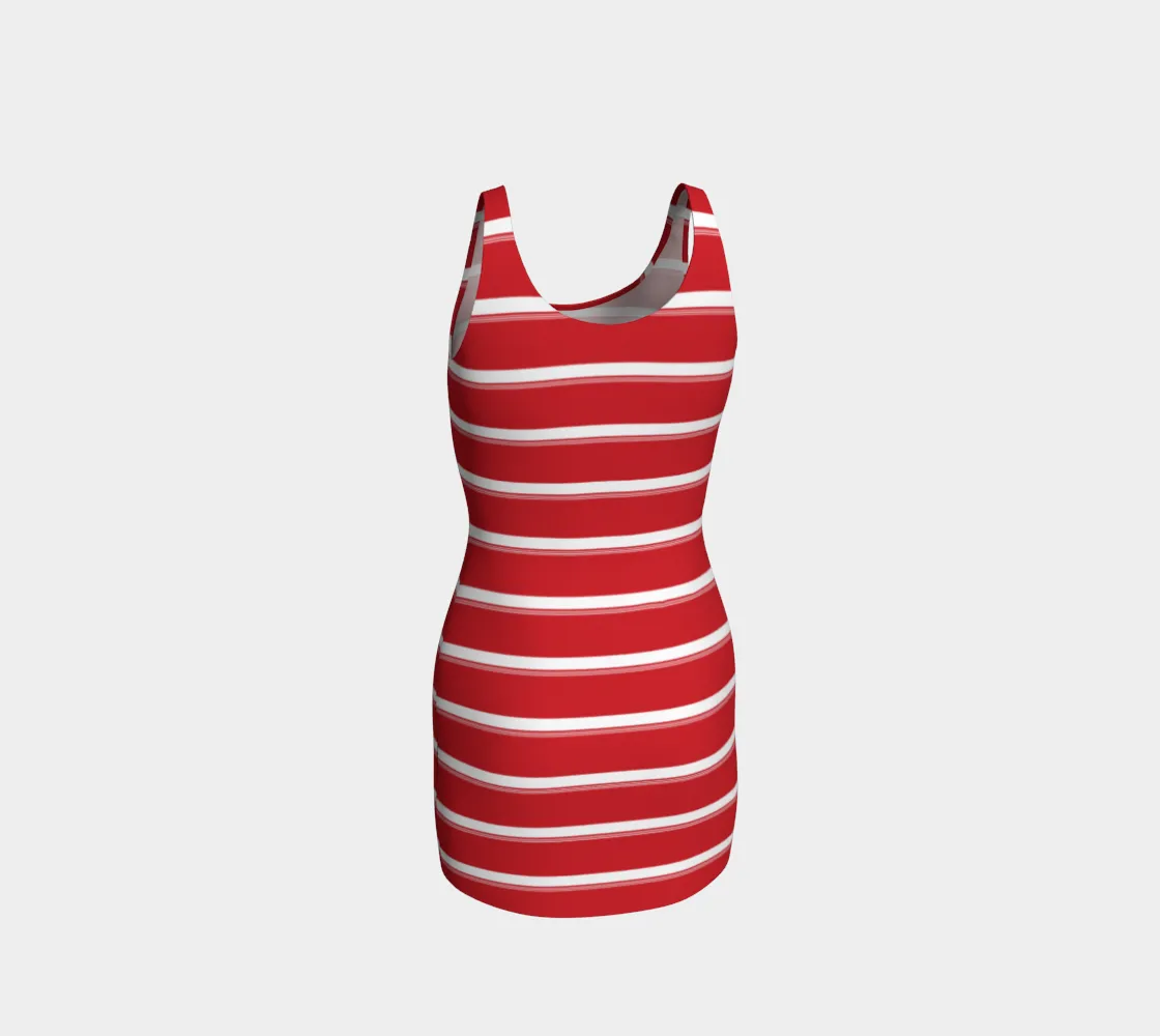 Rose Red Bodycon Dress