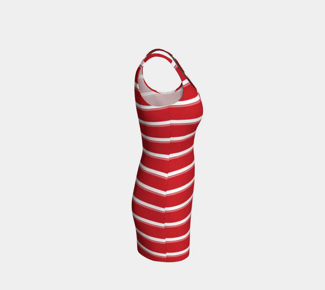 Rose Red Bodycon Dress