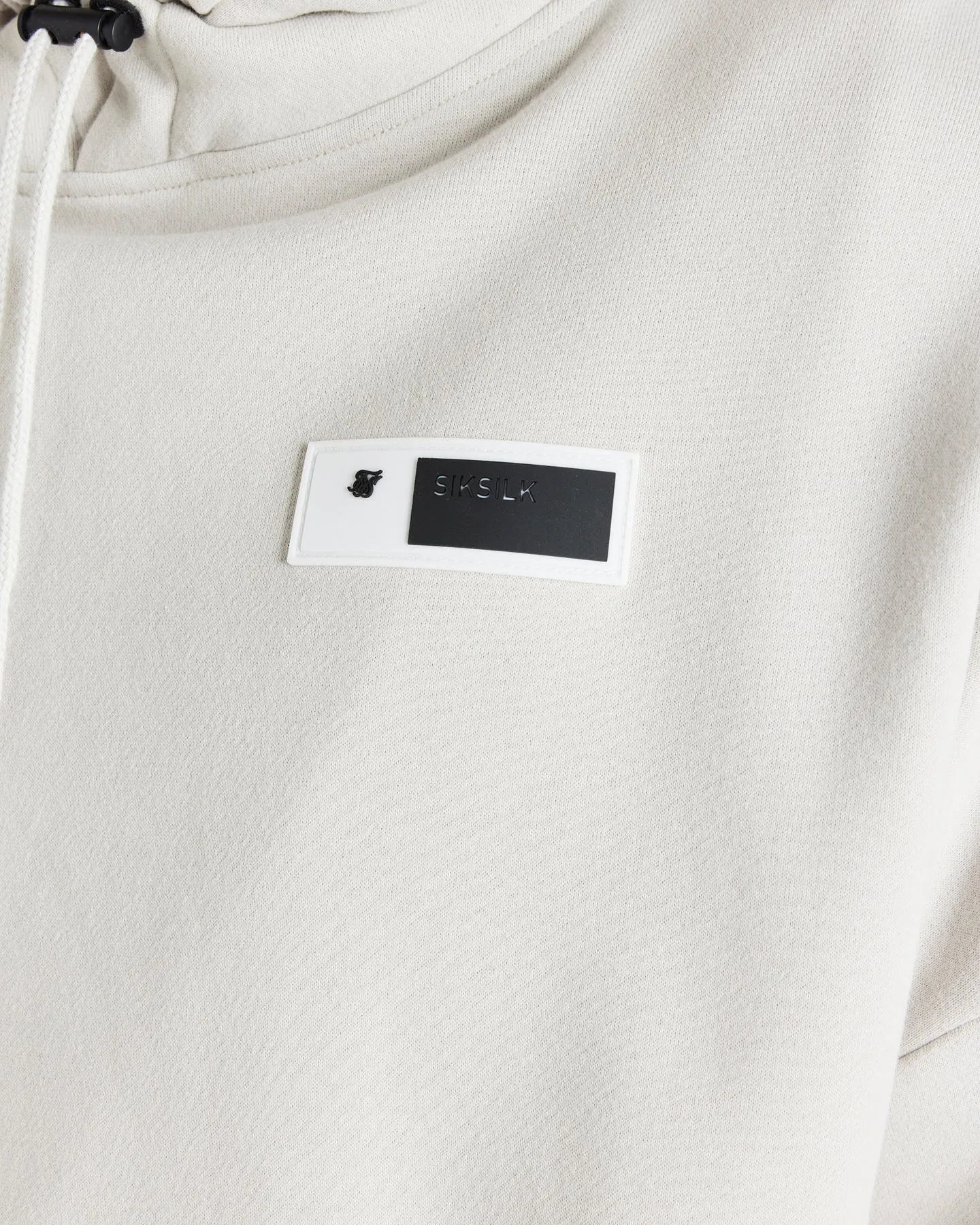 Sik Silk Toggle Cord Oversized Hoodie Grey