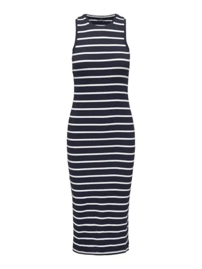 Sleeveless Belfast Stripe Knit Dress