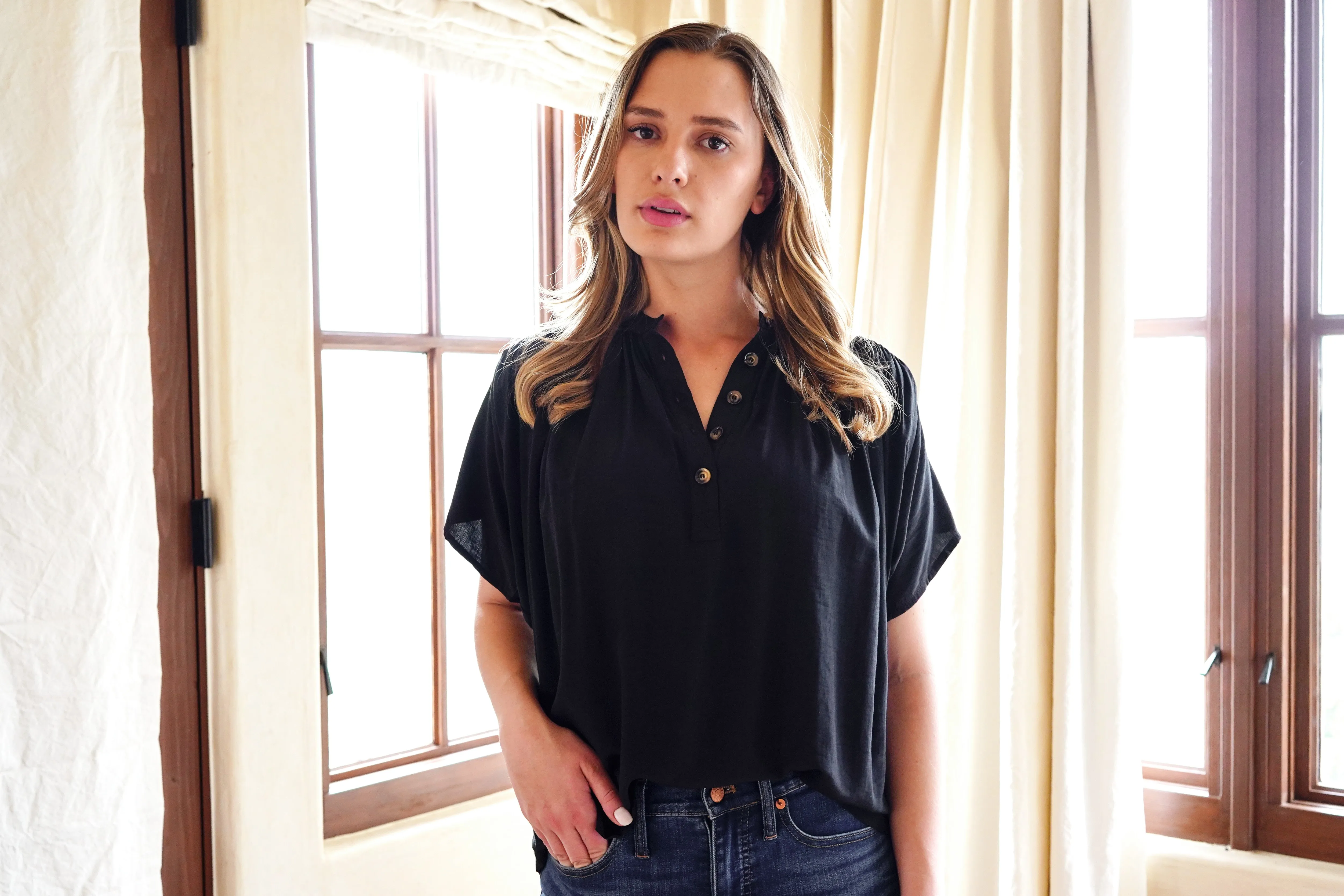 Songwriter Button Down Blouse