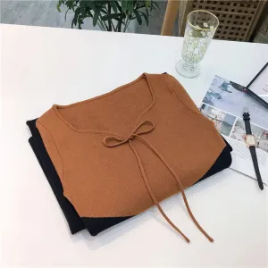 Square Neck Patchwork Bodycon Black Dress Women Elegant Knitting Sweater Dresses Fall Winter Female C-120