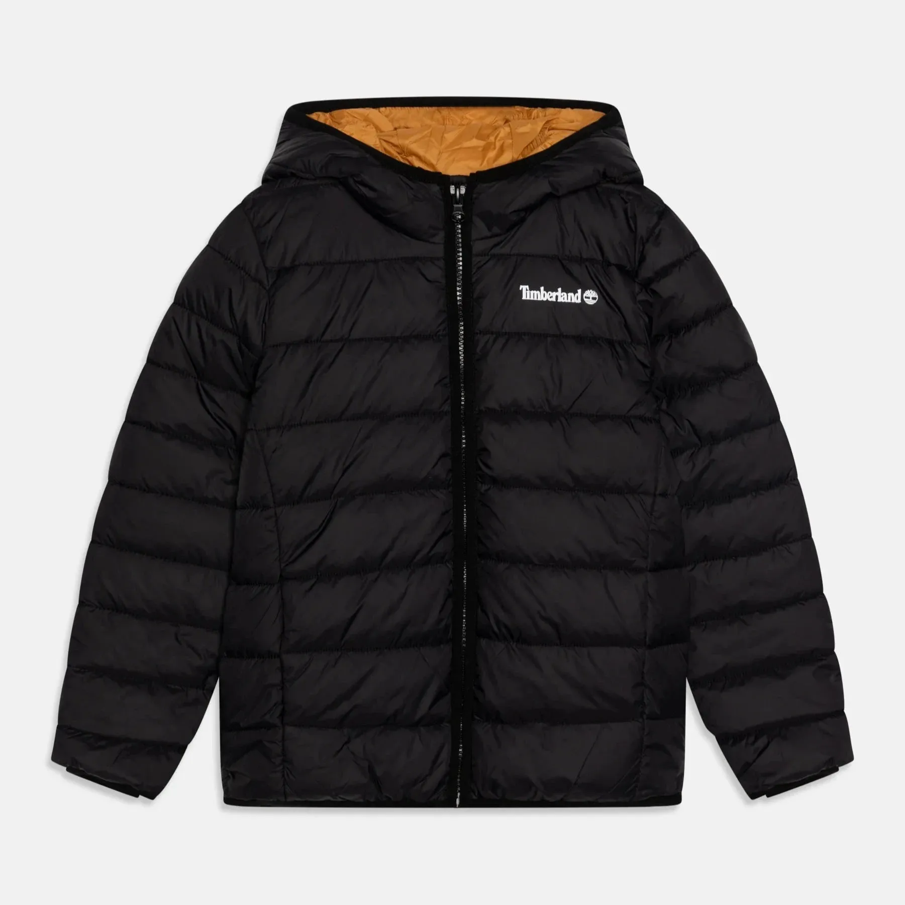 Timberland Kids Black Puffer Winter Jacket - 8Y