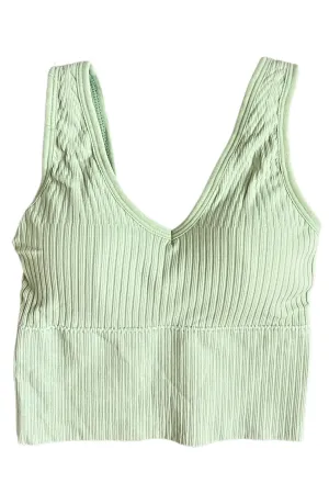 Timeline Together V-Neck Brami Tank - Mint