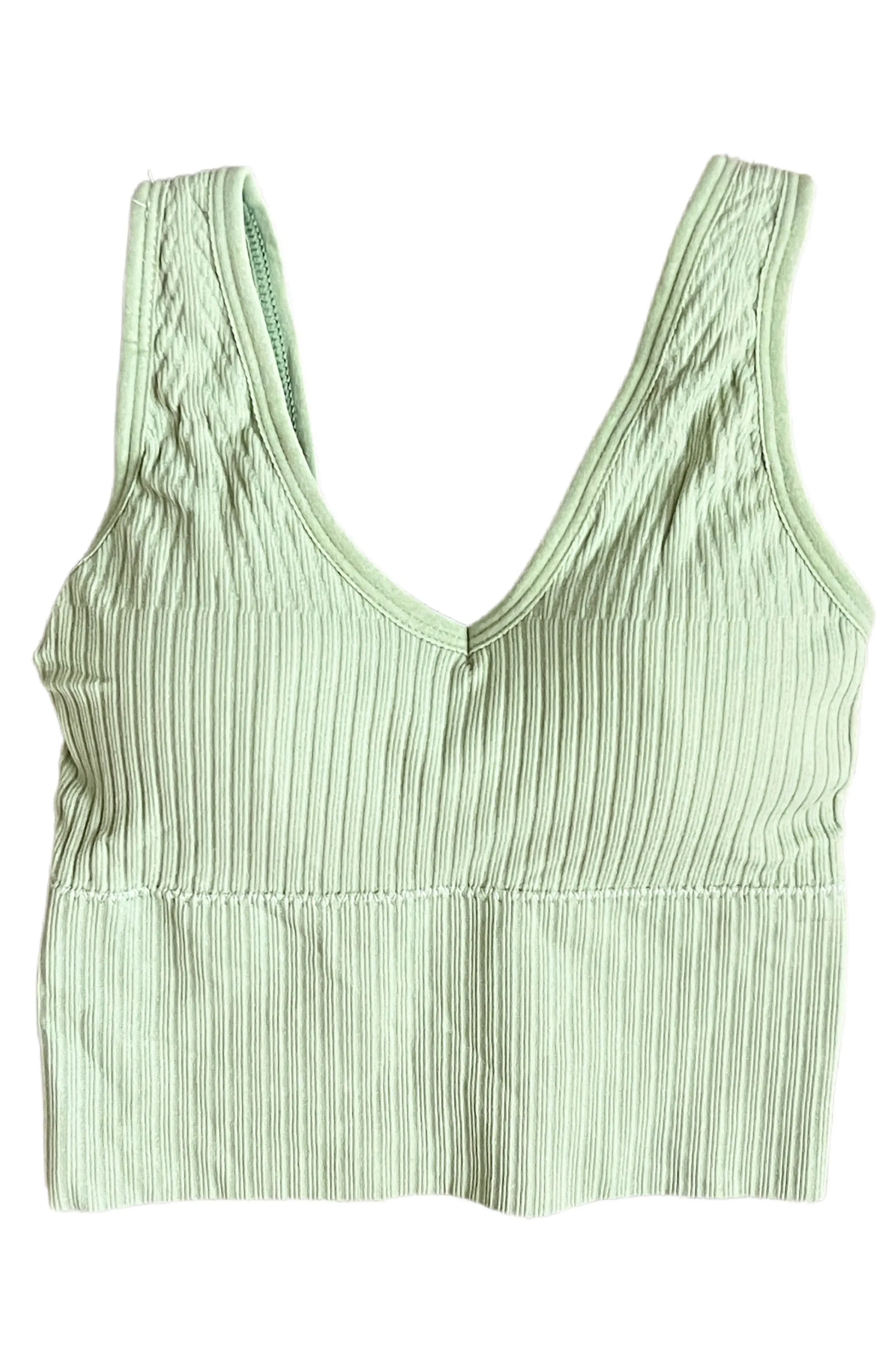 Timeline Together V-Neck Brami Tank - Mint