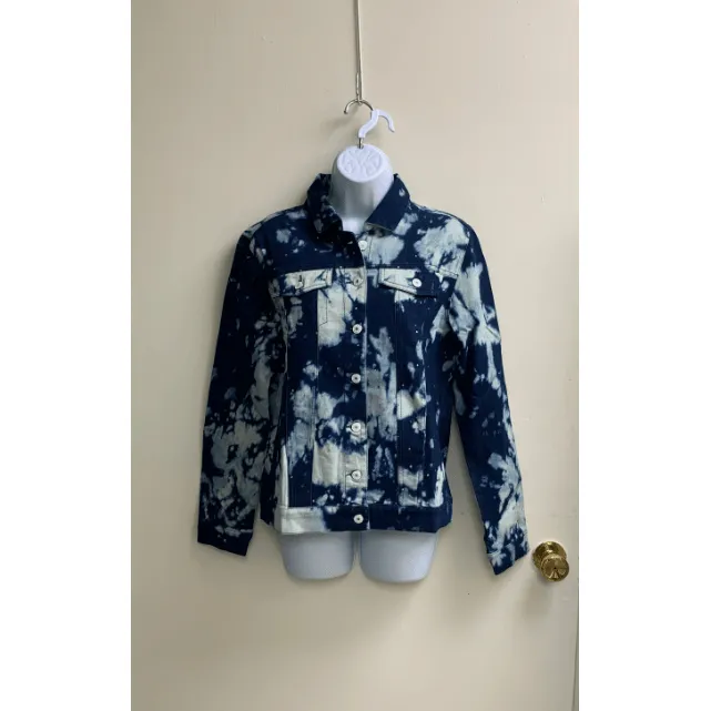 Tye Dye Denim Bling Classic Jacket