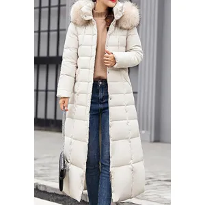 Women Qualited Slim Long Soft Padded Winter Jacket - WJC23467