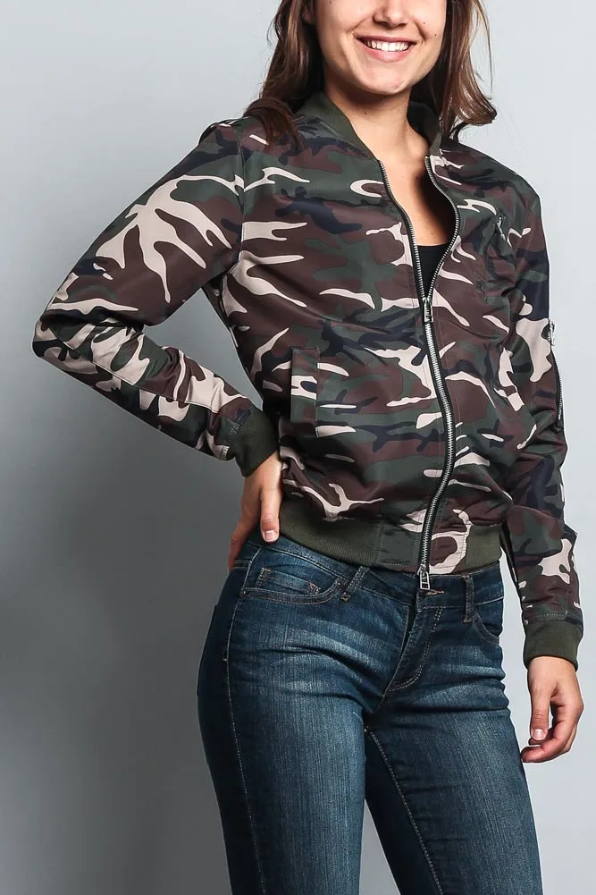Women's Lightweight Bomber Jacket