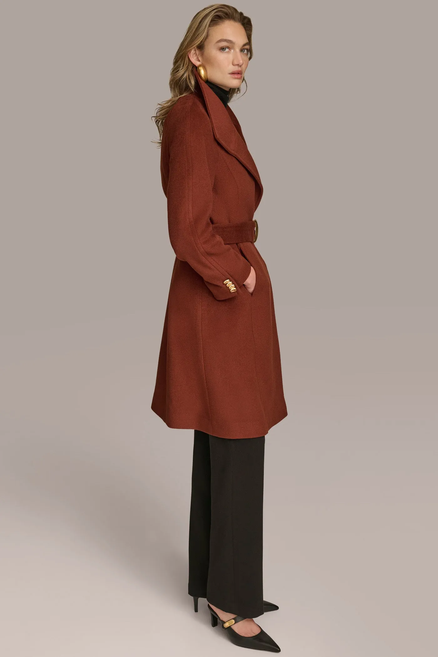 WOOL TRENCH COAT