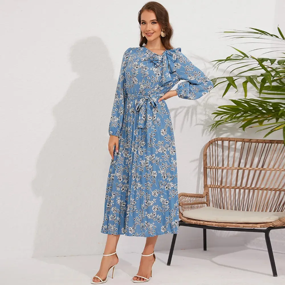 Yellow Floral Maxi Dress