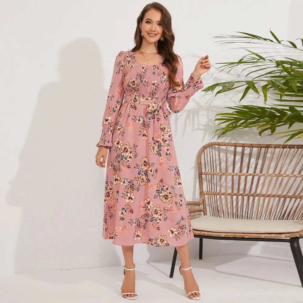 Yellow Floral Maxi Dress