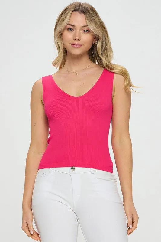 Your New Go-To Reversible Ribbed Seamless Tank