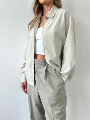 Yves Saint Laurent Lightweight Logo Bomber Jacket - M/L